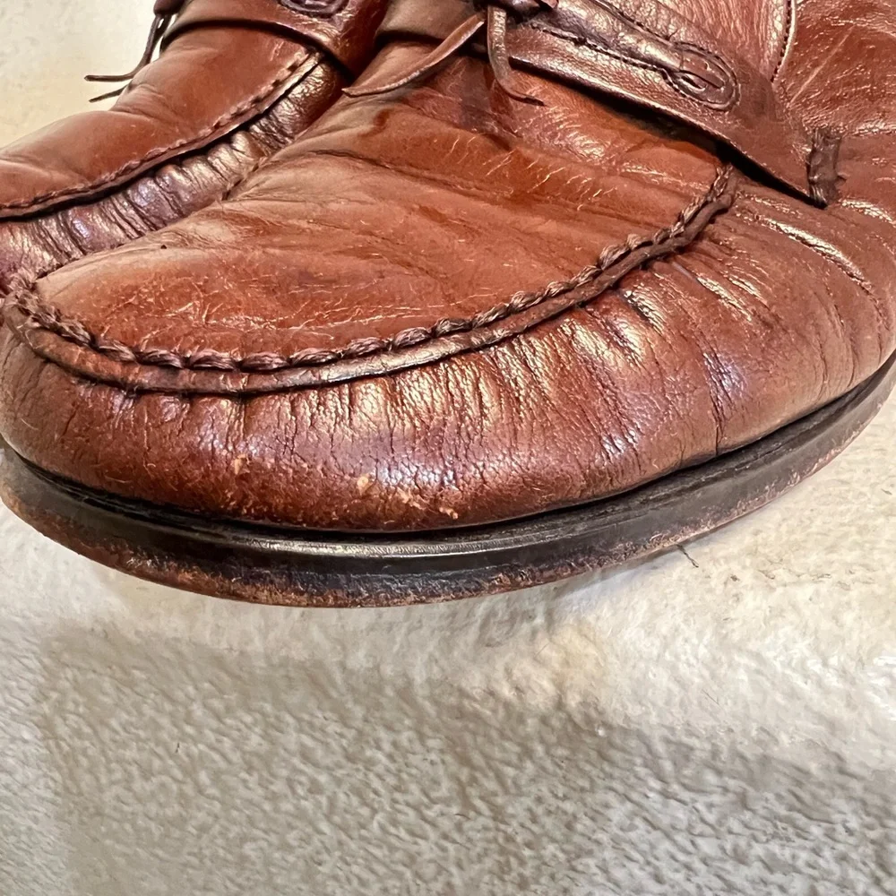 Florsheim‎ Imperial Men’s size 9.5  Brown Leather Dress Shoes loafers